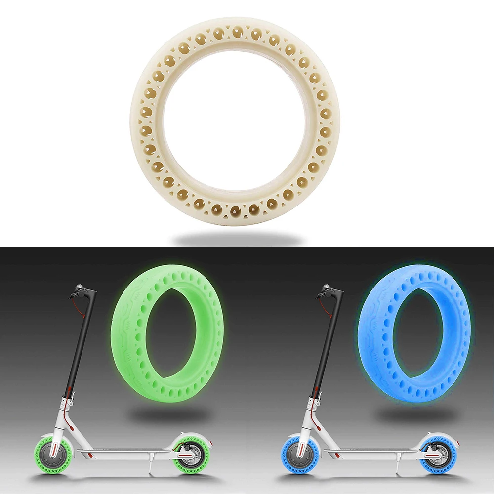 

for Xiaomi M365 Scooter Night Fluorescent Tires Luminous Honeycomb for Xiaomi Mijia M365 Pro Electric Scooter Skateboard Tyres