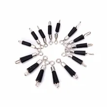 50 шт./упак. шариковый подшипник вращающиеся Твердые кольца Рыбалка Разъем Быстрый Диагностический разъём Океаническая лодка бронзовых морских рыболовных крючков