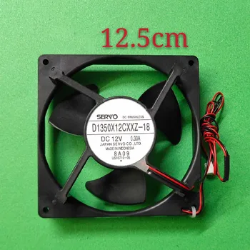 

New Original D1350X12CXXZ-18 DC12V 0.33A 13.5cm for refrigerator cooling fan