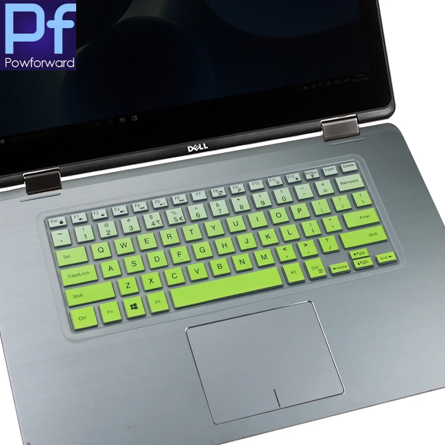 Силиконовый чехол для клавиатуры ноутбука Dell Inspiron 13 2018 Series 5000 5368 5378 5379 7000|Наклейки