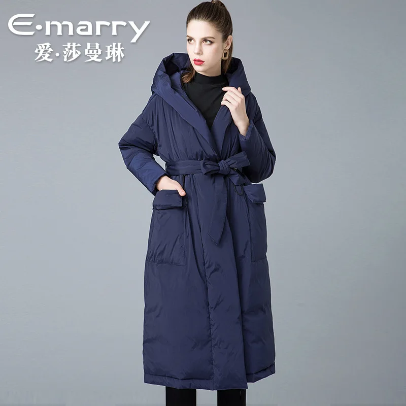 

2018 new winter women's wear 90 white feather down jacket, women's loose fitting jacket factory wholesale 8841272