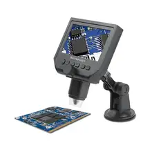 Электронный микроскоп для печатных плат непрерывная Лупа 1-600X 3.6MP 4,3 дюймов HD OLED дисплей цифровой портативный PCB DIY инструмент