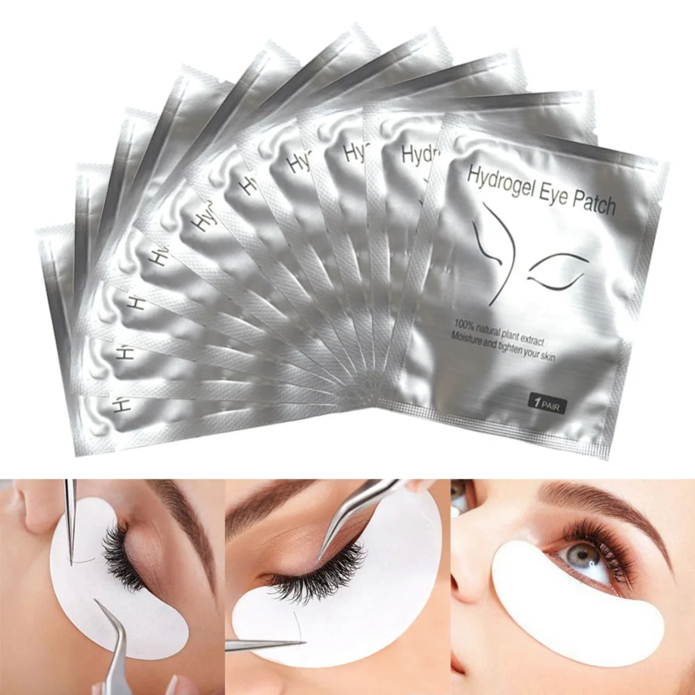

50pcs Hydrogel Eye Pads Lash Eyelashes Paper Patches Makeup Tools Eyelash Extension Lashes Cosmetic Tools