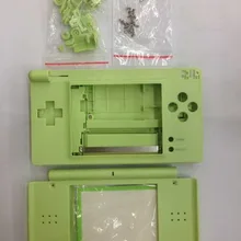 Зеленый цвет полный набор корпус оболочки чехол для N-D-S-Lite DS Lite DSL