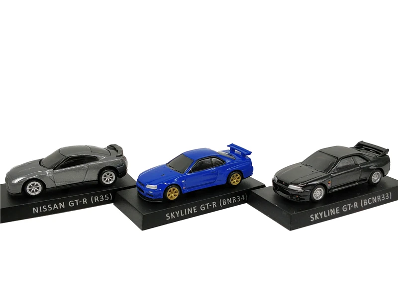 1: 72 Nissan Skyline R33 R34 R35 литая модель автомобиля