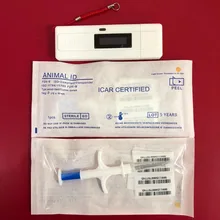 Сканер ПЭТ микрочип мини-ридер+ 2 шт шприц с иглой 2,12*12 мм