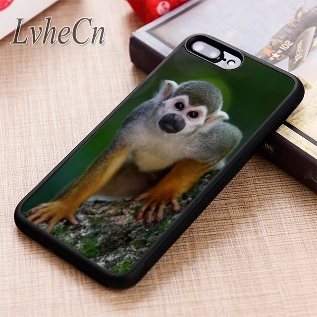 LvheCn ADORABLE JUNGLE MONKEY phone Case cover For iPhone 5 6 6s 7 8 plus X XR XS max 11 12 Pro Samsung Galaxy S7 edge S8 S9 S10 | Мобильные