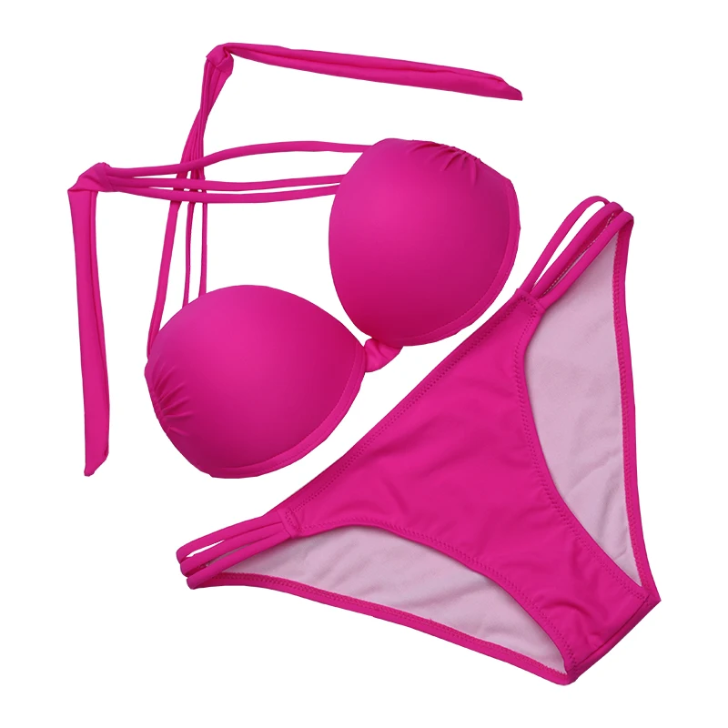 Bandage sexy bikini Rose Red 002