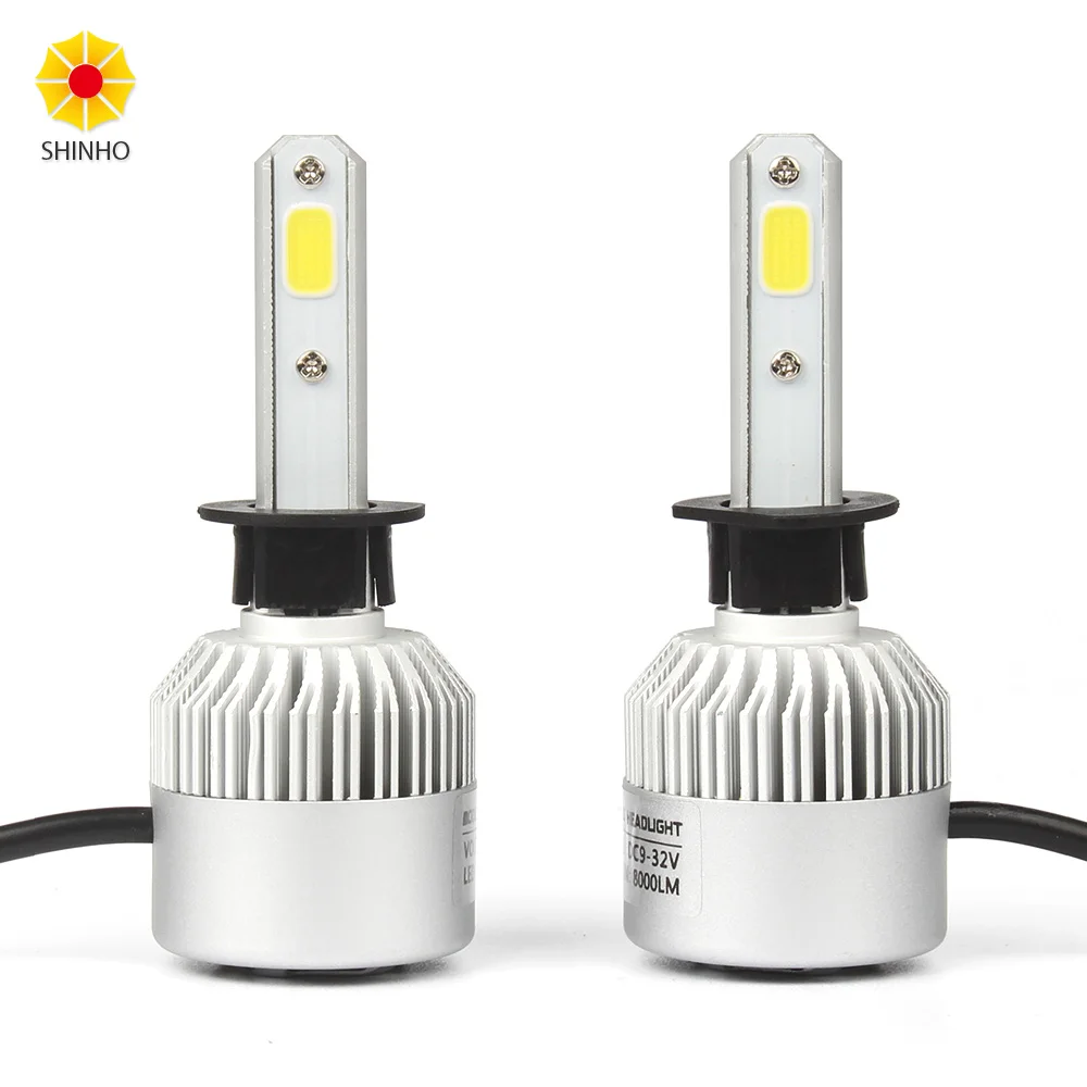 

2pcsx 6500K COB H1 H8 H9 H11 LED Headlight High Power 72W 8000LM Car LED Headlights Bulb DRL Head Lamp Fog Light Conversion kit