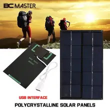 Portable USB Solar Panel Solar Generator Solar Charger Pane Travel Camping Climbing 5W 5V USB Port Polysilicon