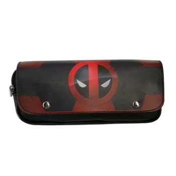 

New Super Hero Wallets carteira PU Leather Pen Pencil Holder Bags Deadpool Superman Captain America Batman Wonder Woman Wallet