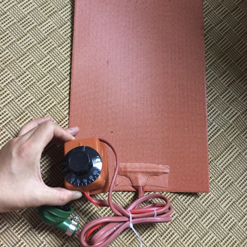 500W 300*500mm 220V Temperature controller silicone heating plate