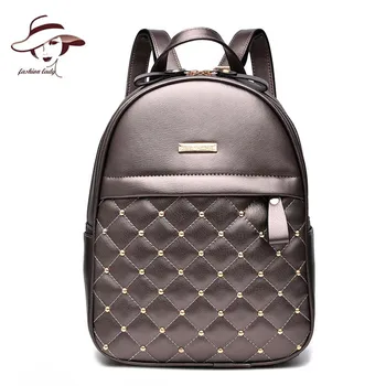 

Luxury Brand New Women Leather Backpack Mochila Fashion Women's Backpacks Girl School Bag High Quality Ladie Knapsack Bolsas