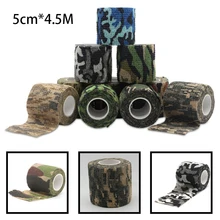 Прямая поставка тейп спортивный водостойкая клейкая камуфляжная эластичный повязка бандалетки для бедер Нетканая тканевая бинт кинезиологическая