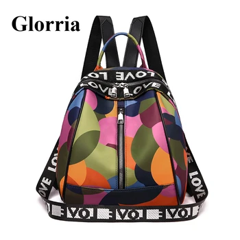 

Glorria Brand Designer Backpacks Women High Quality Oxford Book Bag for Girls Anti Theft Bagpack Female Samll Waterproof Mochila