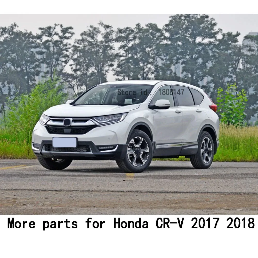 Для Honda CRV CR-V Автомобильная наклейка внутреннее среднее декоративное покрытие детектор Отделка Передняя розетка кондиционера вентиляционные детали