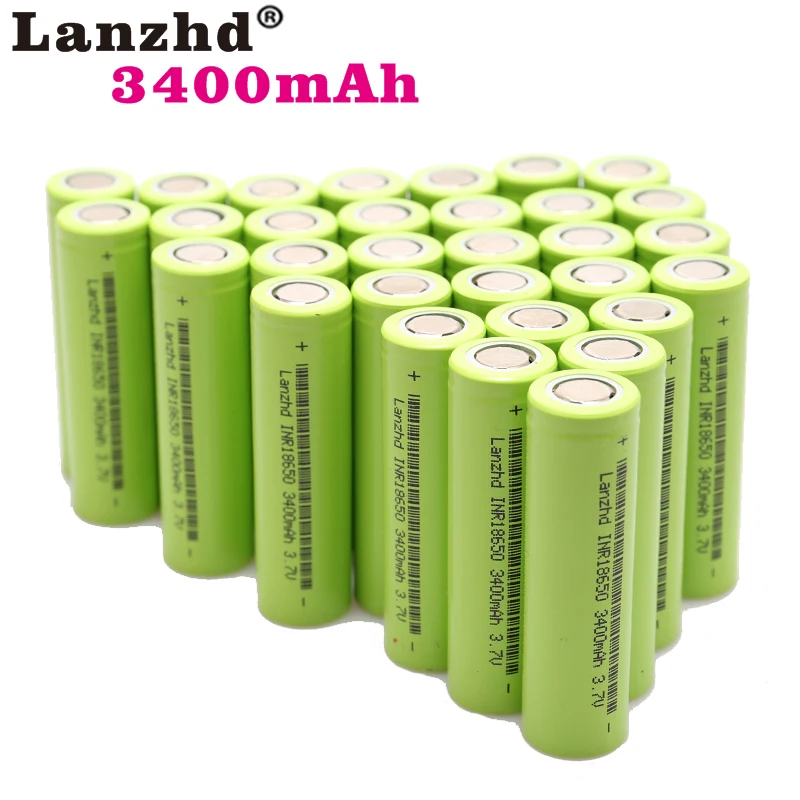 Skup 40 400 sztuk nowy 18650 3.7V 3400mAh oryginalny INR18650 akumulator litowo jonowy 30a aktualny akumulator do laptopa zasilanie mobilne notebook