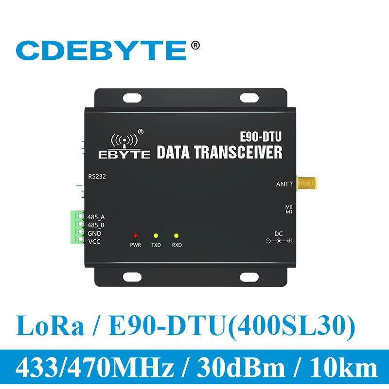 

E90-DTU-400SL30 LoRa 30dBm Modem RS232 RS485 433MHz RSSI Relay IoT vhf Wireless Transceiver Module RF Transmitter and Receiver
