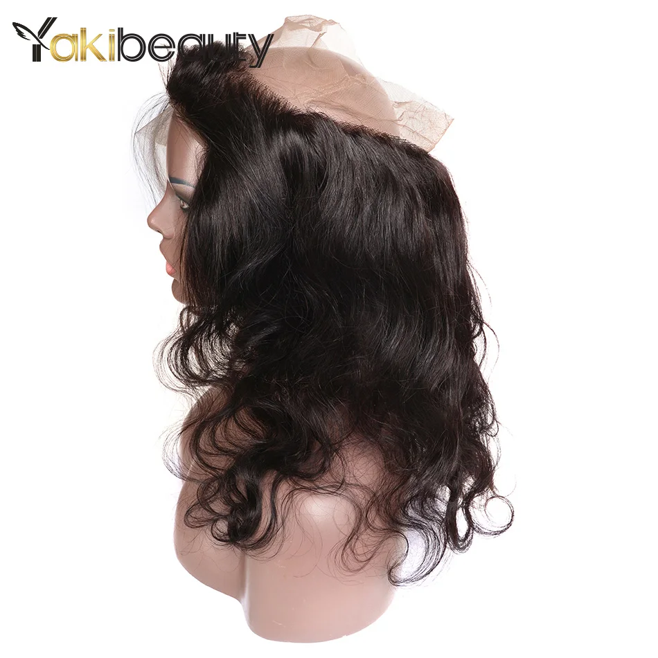 360 Lace Frontal Wig Pre Plucked With Baby Hair Peruvian Body Wave Lace Front Human Hair Wigs For Women Natural Black Remy Hair (19)