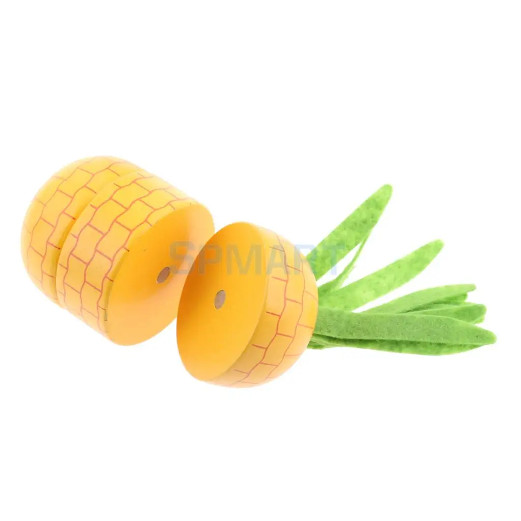 Вид пищевой реквизит деревянный магнитные подключен ролевые игры «ананас»