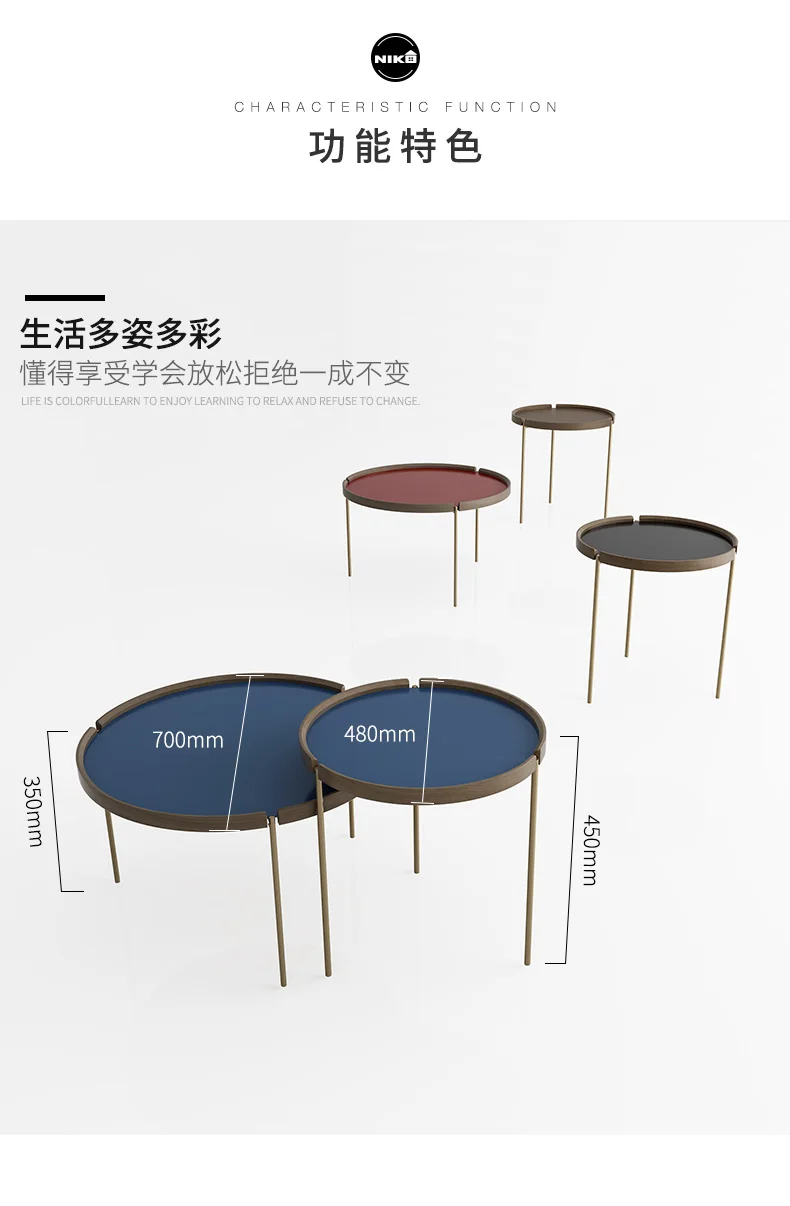 Louis модные Кофе столы скандинавские современные минималистичные мини-люкс мини Роскошные Гостиная мебель креативный компактный, металлический