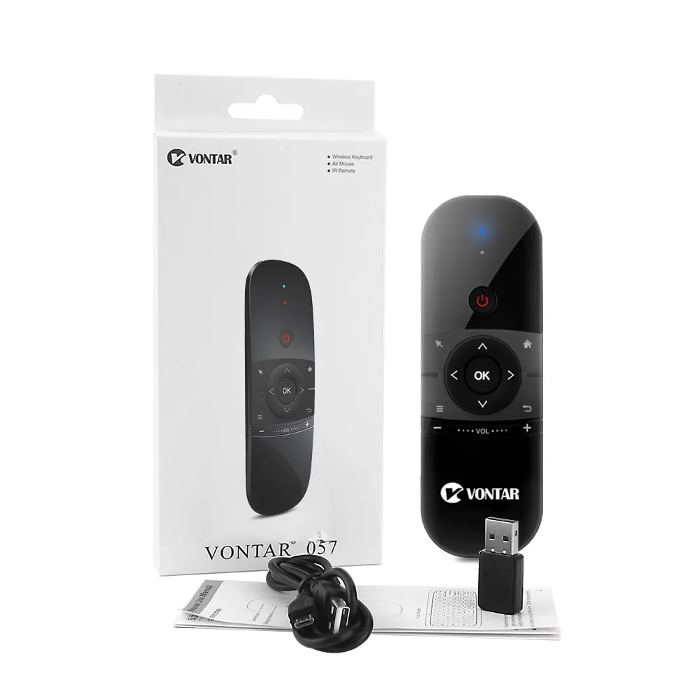Беспроводная клавиатура VONTAR Air Mouse Гироскопический датчик 2 4G дистанционное