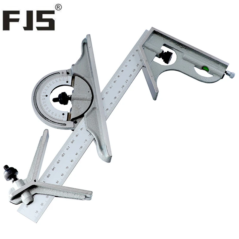 Haoshengo 12 300mm Combination Square Protractor Level Measure Measuring Angle Ruler Set Haoshengo 12 300mm Combination Square Protractor Level Measure Measuring Angle Ruler Set