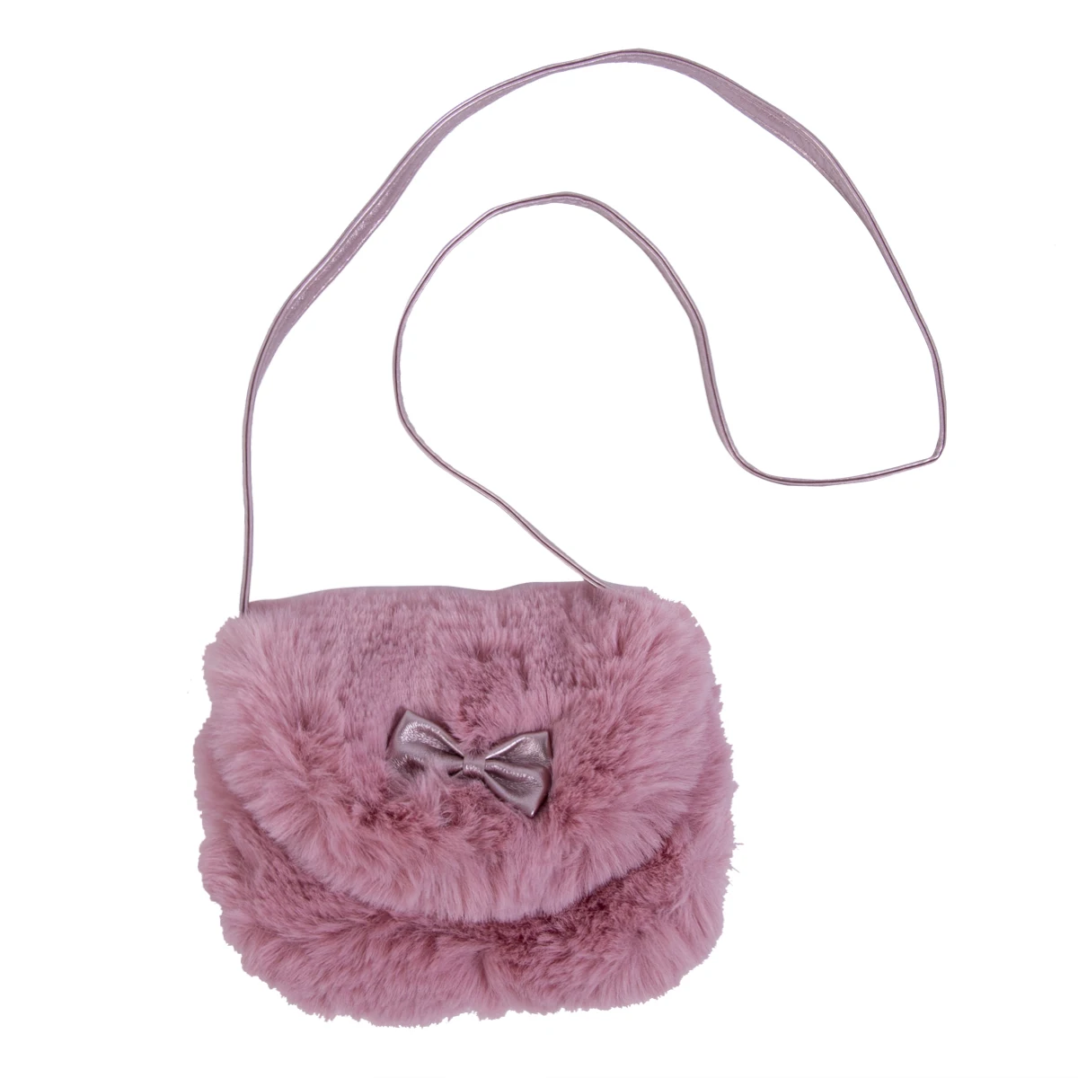 5 цветов, популярные детские меховые плюшевые рюкзаки для девочек, мини сумки из искусственного меха с бантом, удобная милая сумка через плечо