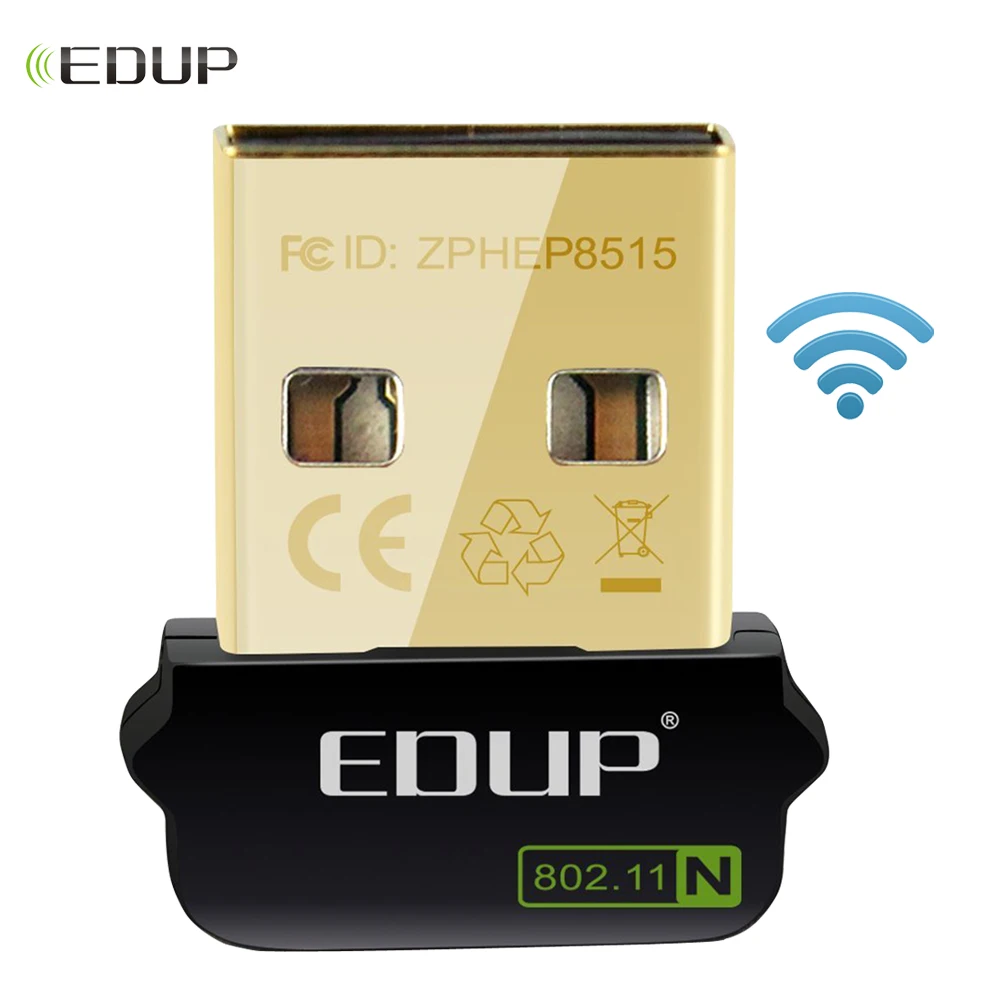 EDUP 150 Мбит/с USB WiFi беспроводной адаптер драйвер бесплатно для Raspberry pi Встроенная антенна wifi приемник usb беспроводной адаптер для ПК