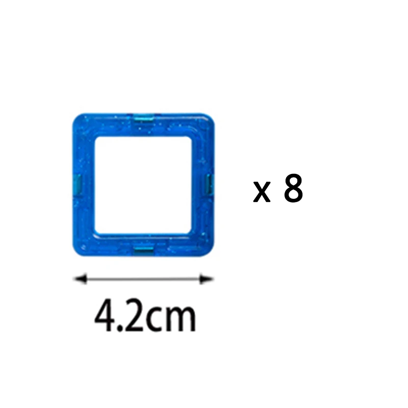8 шт. Мини Магнитный конструктор, набор для строительства, модель, строительные блоки, игрушки, 3D кирпичи, развивающие игрушки, подарок для мальчиков, детей - Цвет: 8 PCS