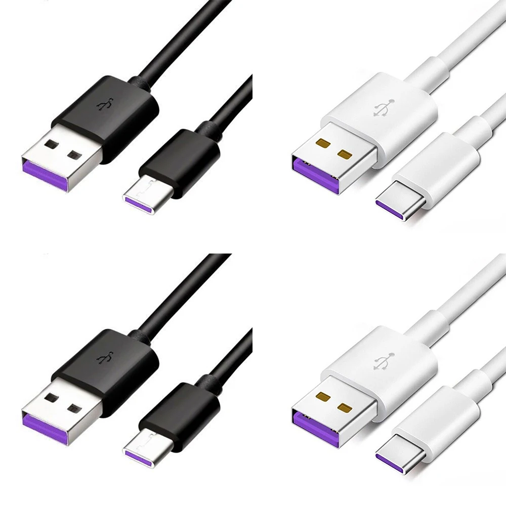 USB Type C кабель для быстрой зарядки 1 м/2 м 5 А супер зарядный мобильный