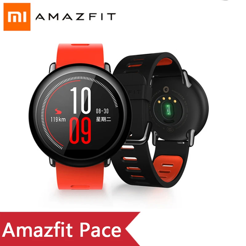 Смарт-браслет Huami Amazfit Pace умный Браслет с Bluetooth GPS информация пульсометр монитор |