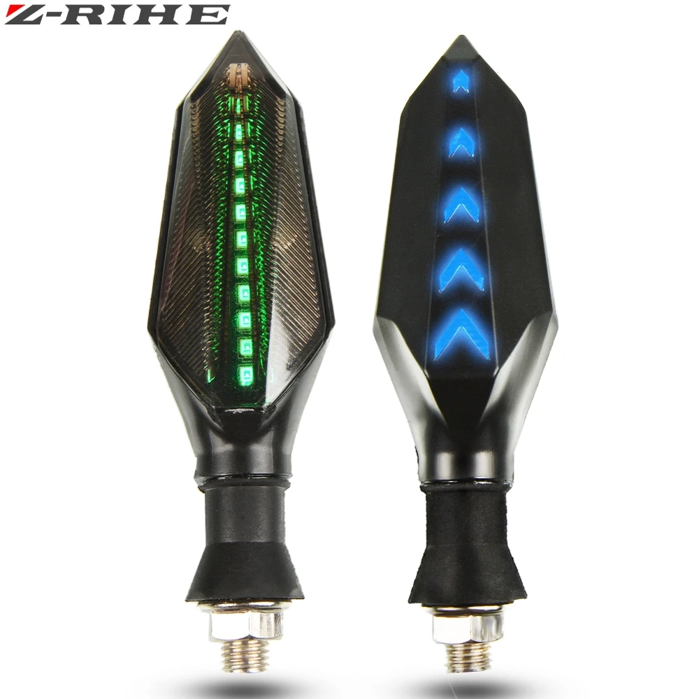 Мотоцикл поворота светильник 12V LED Янтарный свет лампы поворотники шоры