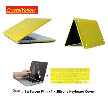 

Crystal Laptop Hard Case Cover For Apple Macbook Pro 13.3" Pro(with CD-Rom Version) A1278 / MD101 / MD102 laptop Case Cover