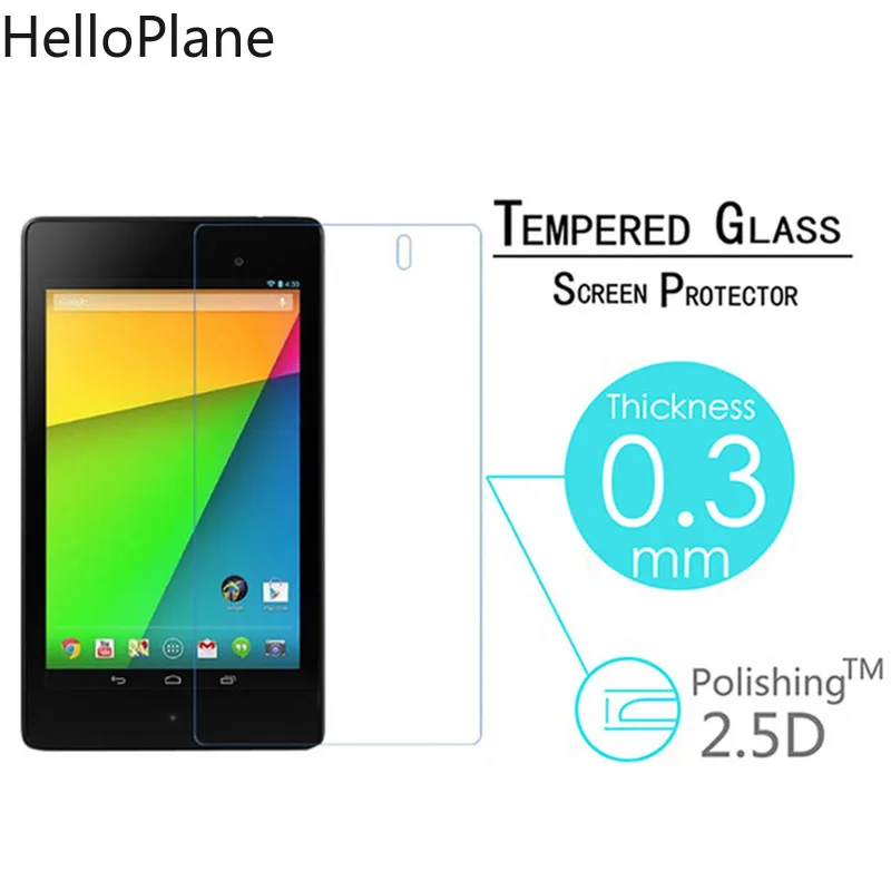 

Tempered Glass Screen Protector For ASUS Google Nexus 7 1st 2nd 2 Gen I II One Two 2012 2013 7" Nexus7 Tablet Protective Film