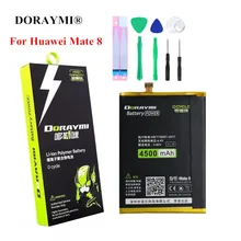 Аккумулятор DORAYMI HB396693ECW для телефонов huawei mate 8 mate 8, аккумулятор большой емкости 4500 мАч, сменная батарея