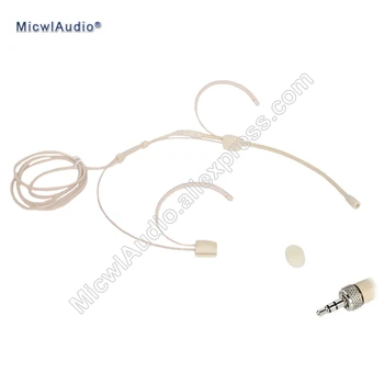 

Professional Headset Microphone Omidirectional Condenser Headworn Microph 3.5mm Lock Connector For Sennheiser AudioMicwl SH-005