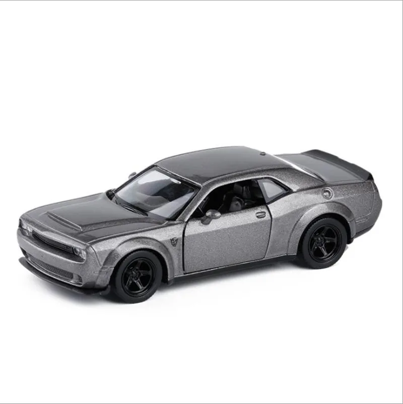 1:36 Масштаб Модель Dodge Challenger сплав игрушка для автомобиля литая под давлением