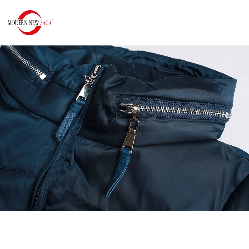 Modern New SAGA 2019 Autumn Women Jacket Zipper Women Hooded Coat High Quality Thick Cotton Padded Jacket Women Parkas Warm