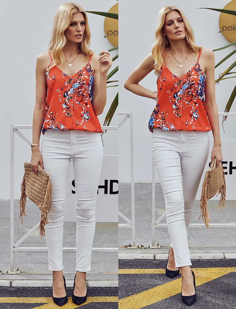 Orange-Floral-Print-Button-Down-Tank-Top-LC251993-14-7