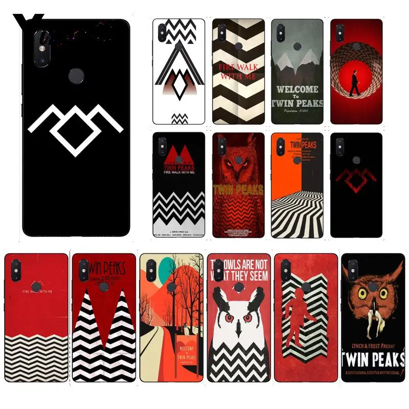 

Yinuoda Welcome To Twin Peaks Colorful Cute Phone Case for Xiaomi Mi 6 Mix2 Mix2S Note3 8 8lite Redmi 5 note5 Note4 4X