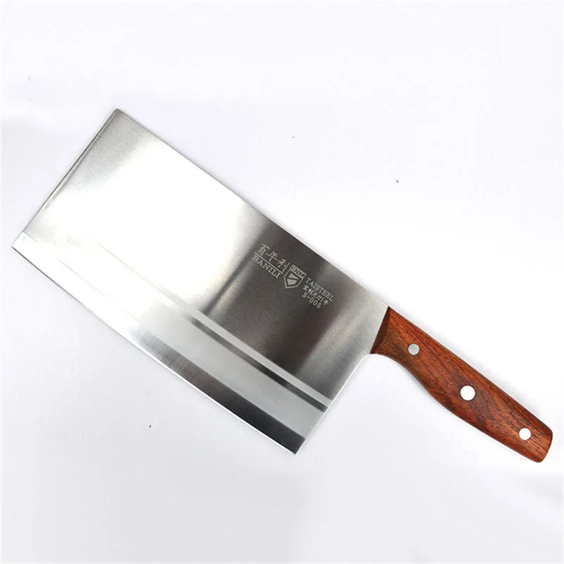 

Liang Da Full Tang Chef Knife Handmade Forged High-carbon Clad Steel Kitchen Knive Cleaver Filleting Slicing Broad Butcher knife