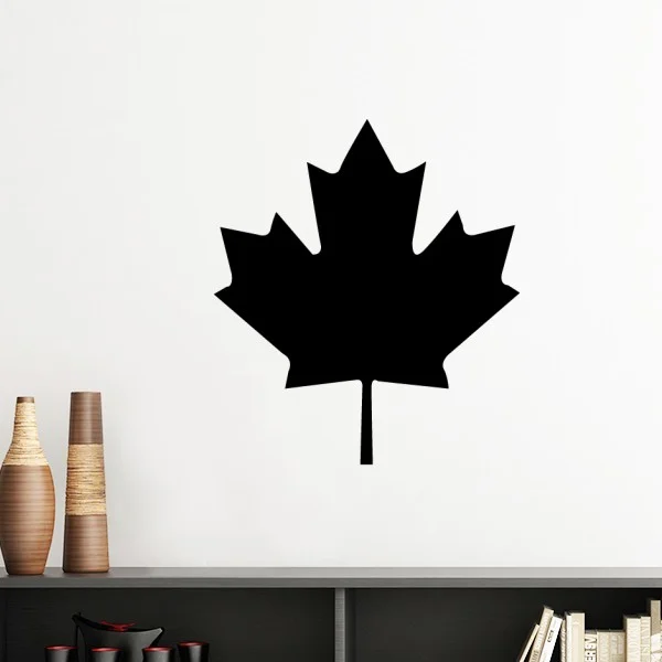 red maple leaf canada country culture symbol silhouette removable
