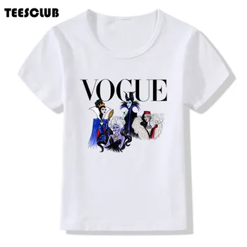 2019 new Summer Vogue Princess Print Children T-shirt Short Sleeve O-neck T shirt Baby Gilrs Casual Tshirt Kids Clothing 5