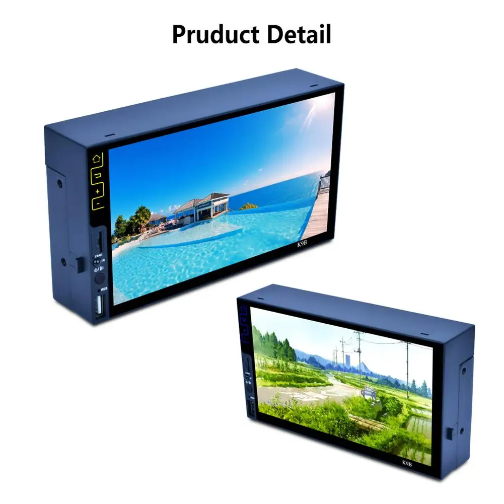

K9B 7'' Car MP5 Stereo Audio Player Support AM FM Phone Internet With Camera Mp5 Multimidia Multimidia Android Mp5 Car Player
