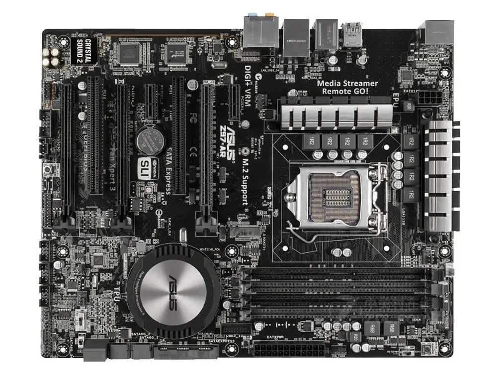 

ASUS USED original Z97-AR Black Gold Edition Z97 motherboard LGA1150 support I7 4790K .90%new