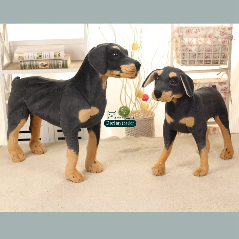 Dorimytrader New Hot Simulated Animal Dog Plush Toy 68cm Stuffed Soft Cute Cartoon Dogs Doll Kids Gift DY616188 (5)