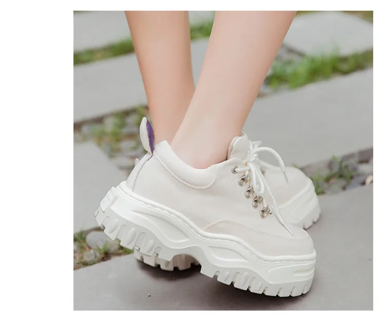 Jady Rose/Женские повседневные кроссовки на шнуровке; обувь на платформе; женская повседневная обувь на плоской подошве; женские теннисные туфли; feminino Espadrilles; обувь на плоской подошве