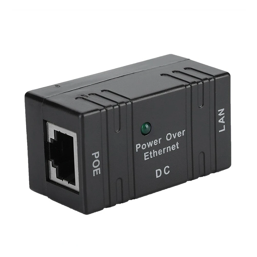 1 шт. черный RJ45 POE сплиттер инжектор переключатель адаптер питания для HIKVISION Dahua IP
