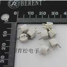 20 шт./лот 10P Регулируемый емкостный триммер переменный конденсатор с алюминиевой крышкой, пластиковые 6 мм JML06-1-10P